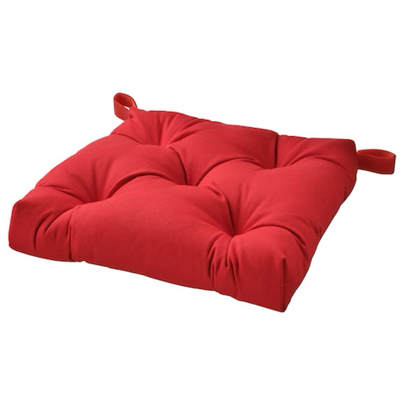 IKEA Other - IKEA MALINDA Chair Pad, Bright Red, 16¼"X15"x3" (105.869.82) New